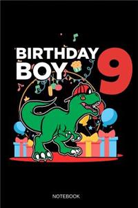 Birthday Boy 9 Notebook