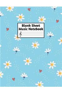 Blank Sheet Music Notebook