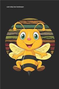 cute baby bee beekeeper