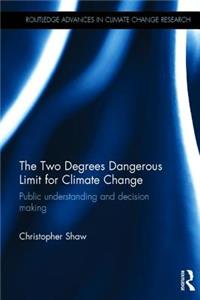 Two Degrees Dangerous Limit for Climate Change