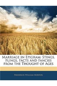 Marriage in Epigram