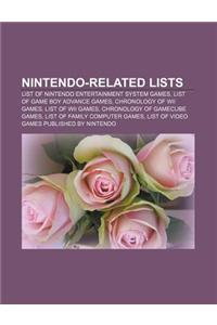 Nintendo-Related Lists