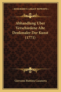 Abhandlung Uber Verschiedene Alte Denkmaler Der Kunst (1771)