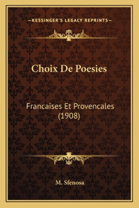 Choix de Poesies