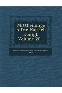 Mittheilungen Der Kaiserl