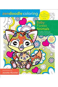 Zendoodle Coloring: Baby Forest Animals