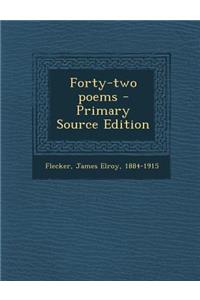 Forty-Two Poems