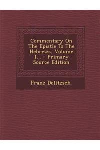 Commentary on the Epistle to the Hebrews, Volume 1... - Primary Source Edition