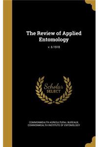 Review of Applied Entomology; v. 6 1918