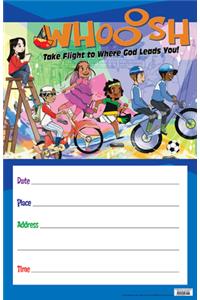 Vacation Bible School (Vbs) 2019 Whooosh Promo Poster: Take Flight to Where God Leads You!