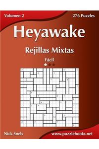 Heyawake Rejillas Mixtas - Facil - Volumen 2 - 276 Puzzles