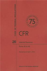 Internal Revenue, Parts 40 to 49