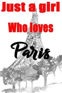 Paris Girl Travel Notebook Journal