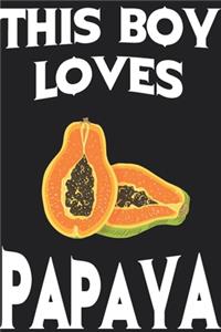 This Boy Loves Papaya Notebook