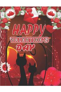 Happy Valentin's Day: A Fun Valentine's Day Coloring Book of Hearts (VOL-1)