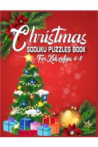 Christmas Soduku Puzzles Book For Kids Ages 4-8