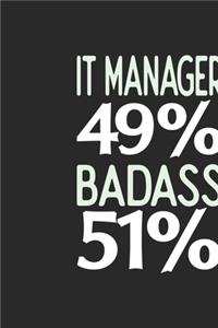 IT Manager 49 % BADASS 51 %