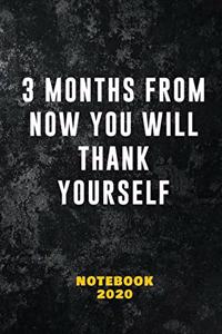 3 Months From Now You Will Thank Yourself