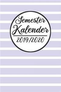 Semester Kalender 2019 / 2020
