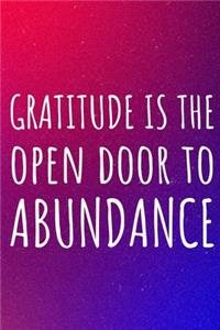 Gratitude is the Open Door to Abundance