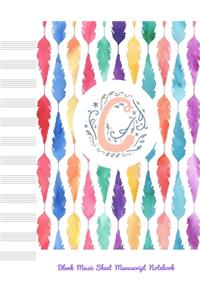 C Blank Music Sheet Manuscript Notebook