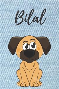Bilal Hund-Malbuch / Notizbuch Tagebuch