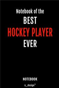 Notebook for Hockey Players / Hockey Player