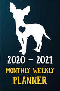 2020 2021 Monthly Weekly Planner