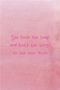 She Took The Leap And Built Her Wings On Her Way Down