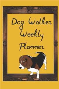 Dog Walker Weekly Planner