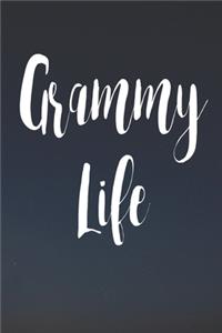 Grammy Life: Family life Grandma Mom love marriage friendship parenting wedding divorce Memory dating Journal Blank Lined Note Book Gift