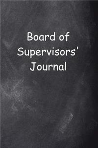 Board of Supervisors' Journal Chalkboard Design