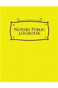 Notary Public Logbook