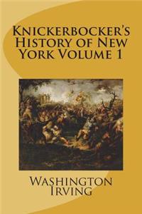 Knickerbocker's History of New York Volume 1