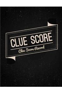 Clue Score Record