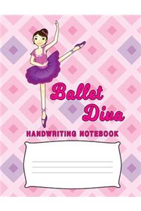 Ballet Diva Handwriting Notebook