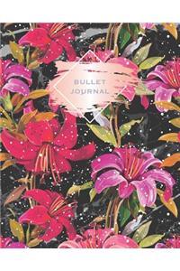 Bullet Journal: Beautiful Floral 150 Dotted Page 8