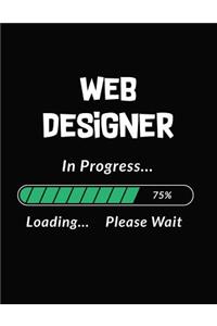 Web Designer in Progress Loading Please Wait