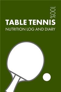 Table Tennis Sports Nutrition Journal