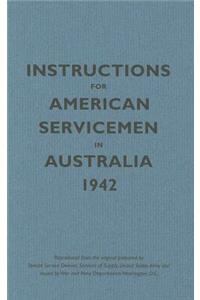 Instructions for American Servicemen in Australia 1942