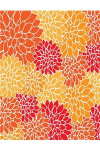 Floral Print Notebook