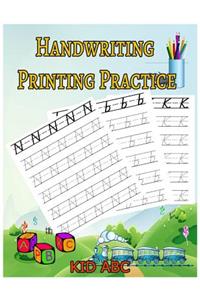Handwriting Printing Practice for Kindergarten Preschool & Up