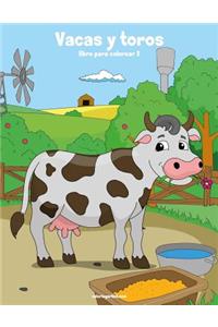 Vacas y toros libro para colorear 2