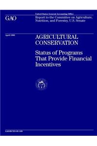 Agricultural Conservation: Status of Programs That Provide Financial Incentives