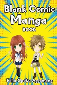 Blank Comic Manga book
