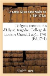 Télégone Reconnu Fils d'Ulysse, Tragédie