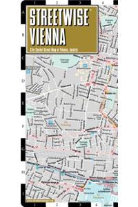 Streetwise Vienna Map - Laminated City Center Street Map of Vienna, Switzerland