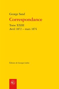 Correspondance. Tome XXIII