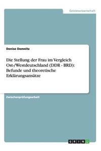 Die Stellung der Frau im Vergleich Ost-/Westdeutschland (DDR - BRD)