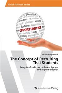 Concept of Recruiting Thai Students